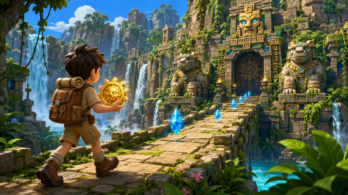 Cuplikan GOMU837 Temple Quest nomor 1